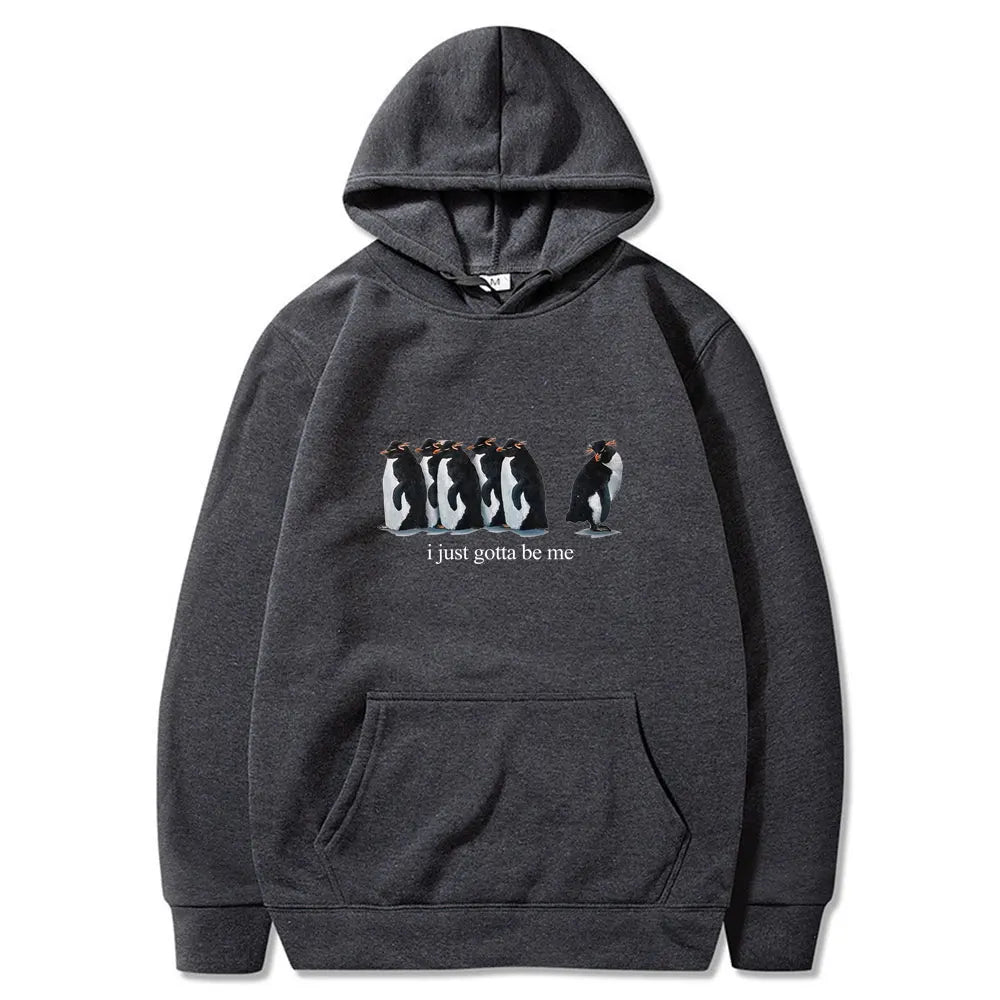 KING PENGUIN | The Official "I Gotta Be Me" Viral Penguin Hoodie
